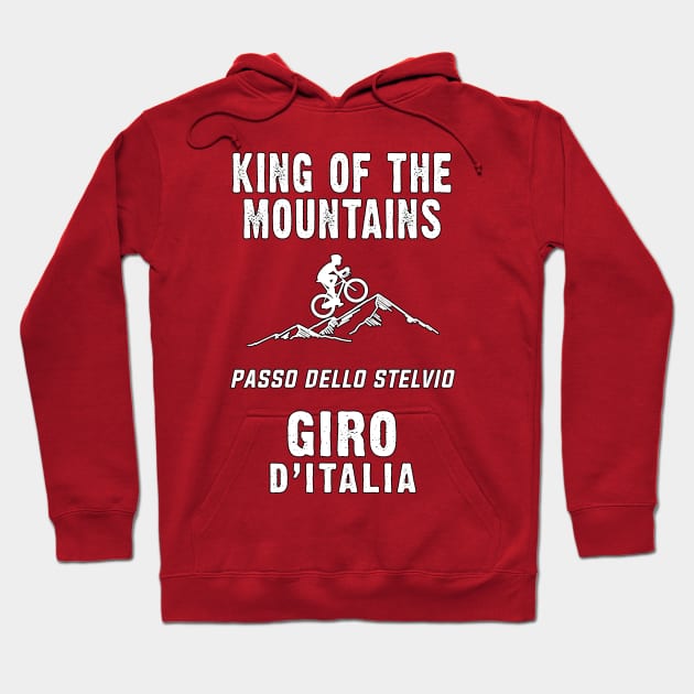 PASSO DELLO STELVIO King of the mountains Giro d`Italia For The Cycling Fans Hoodie by Naumovski